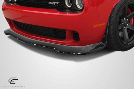 Carbon Fiber Hellcat Look Front Spoiler 08-up Dodge Challenger